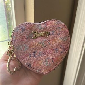 NWOT Gothic print Juicy Heart Bag